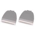 2 Pcs Hair Clipper Replacement Blade for Codos Cp-6800 Kp-3000,grey