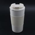 510ml Double Stainless Steel Coffee Hot Water Mug with Non-slip Case