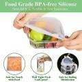 6pcs Reusable Silicone Lids,square Covers for Food Bowl Wraps, Safe