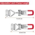 16pack 360lbs Quick Release Latch for Door Latch Hook Toggle Clamp