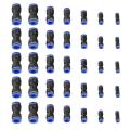 35pcs Quick Coupling Pneumatic Push-in Pipe Coupling Pu4-16mm Parts