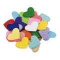 60 Pcs Ironing Patches Heart-shaped Sewing Flower Embroidery Applique