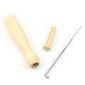 One Felting Needle Wooden Handle Holder Diy Tool for Creative Craft