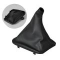 Car Gear Shift Knob Leather Gaiter Boot Cover for Mercedes Benz W123
