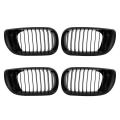 Front Bumper Kidney Sport Grille Grill Replacement for Bmw Black