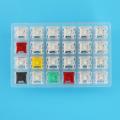 24 Switch Switches Tester with Acrylic Base for Mechanical Keyboard