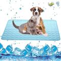 Dog Cooling Mat Large Cooling Pad Machine Washable Summer (blue)