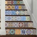 Peel and Stick Tile Backsplash Stair Riser Stair Mural Decals