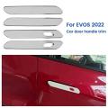 Car Side Door Handle Covers Trims Outer Handle for Ford Evos 2022