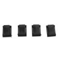 30x Cable Holder Cable Clip Cable Clamp Self-adhesive Black