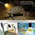 Reptile Heat Lamp Turtle Lights with Clip,2 110v 50w Bulbs,us Plug