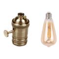 E26/e27 Edison Brass Copper Lamp Holder Socket Antique Brass