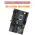 B250 Btc Motherboard 12 Pci-e Graphics Card Slots for Bitcoin Mining