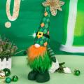 St Patrick's Day Handmade Gnome Plush for Holiday Ornaments, A