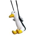 Swinging Duck Hanging Ornament, Car Rear View Mirror Pendant, Type A