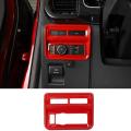 For Ford F150 F-150 2021 2022 Car Headlight Switch Control Panel, Red