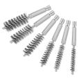 6 Pieces Of Drilling Brushes, Twisted Wire Stainless Steel Cleaning
