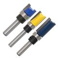 3pcs 1/4 Inch Shank Flush Trim Router Bits Pattern Template Router