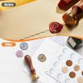 Silicone Mat for Wax Seal Stamp Wax Sealing Pad,with Adhesive Dot