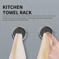 6pc Self-adhesive Towel Hooks Round Wall Mount for Kitchen Home