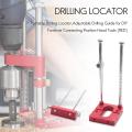 Portable Drilling Locator,adjustable Drilling Guide for Diy(red)