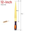 1pc Wood File Woodworking Golden Tapered Rasp Bastard 12-inch