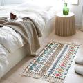 Boho Rugs with Tassels 60x90cm Machine Washable Carpet for Bedroom