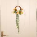 Easter Wreath Home Artificial Flower Ring Decoration