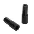 2pcs Metal Rear Axle Shaft Adapter for Wpl D12 C14 C24 C34 B24 B36 Rc