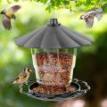 Outside Bird Feeder for Outside and Garden Bird Watchers (brown)