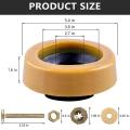 Toilet Wax Ring Kit for Outlet Toilets Install with Flange and Bolts