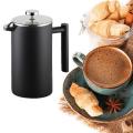 Stainless Steel French Press Coffee Pot Filter Coffee Maker 350ml