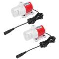 2x 20w 12v Dc 1100l/h Submersible Water Pump Marine Controllable