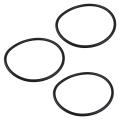 110mm X 5mm Black Rubber Industrial Flexible O Ring Seal Washer