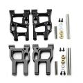 4pcs Front and Rear Swing Arm Suspension Arm Set for Lc 1/10 Rc Car,1