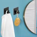 4pcs Towel Hook, Cabinet Closet Hook for Bathroom Kitchen (silver)