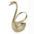Fork Spoon Holder Golden Swan Tableware Tableware with Spoon and Fork