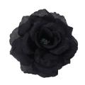 40 Pcs Black Rose Artificial Silk Flower Party Wedding Home Office