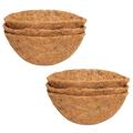 6pcs 12in Half Round Coco Coir Liner for Hanging Baskets Flower Pot