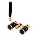 Black 3x25 Binoculars Coated Lens Telescope Opera Glasses Women