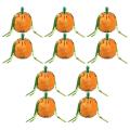 10pcs Halloween Velvet Pouch Bag with String 13x15cm Candy Gift Bag