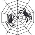 1.5 Meters Halloween Spider Web Cobweb Terror Decoration Bar Suit