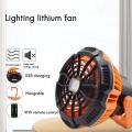 Usb Fan 3-speed Led Light Fan with Remote Control for Home/outdoor