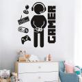Gamer Decals for Boys Room Creative Game Wall Sticker Wall Decor