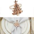 6pcs Rose Gold Christmas Tree Wedding Home Xmas Party Table Decor