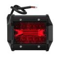 2x 4 Inch Red Led Work Light Driving Fog Lamp Offroad Truck Boat