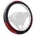 Car Steering Wheel Cover Suitable 37-38cm Auto Decoration Red