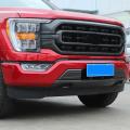 Car Front Bumper Grille Cover for Ford F150 2021, Abs Carbon Fiber