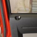 Car Door Lock Bolt Pin Protect Decoration Cover Trim,abs Carbon Fiber