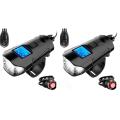 Bicycle Computer Speedometer Rechargeable Led Flashlight Lamp Set